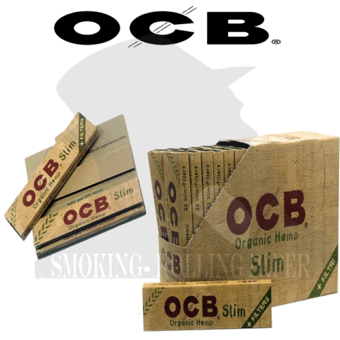 Cartine OCB Organic Canapa King Size Slim Lunghe Filtri in Carta