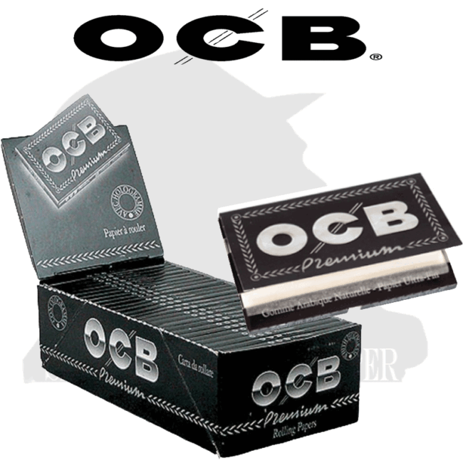 Cartine Ocb Nere Premium Black Dopel Corte Sigarette Doppie