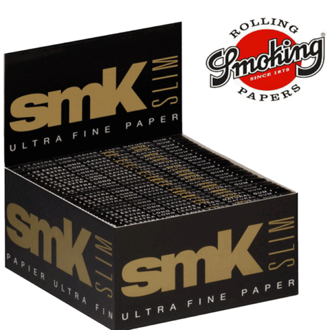 Smoking SMK King Size Slim Lunghe Scatola Box Da 50 Libretti