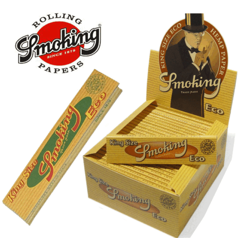 Cartine Smoking ECO King Size Lunghe In Canapa