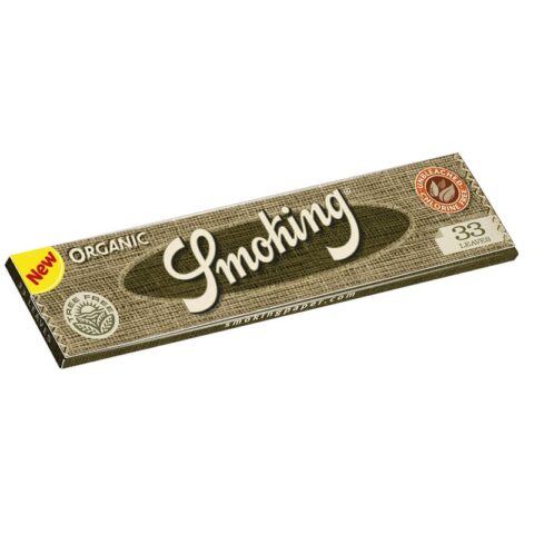 Cartine Smoking Organic 100% Corte Regular Sigarette Scatola Da 50 LIBRETTI