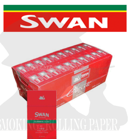 Filtri Swan Extra Slim 6mm Poppatips Red Confezione 20 Da120 Filtrini