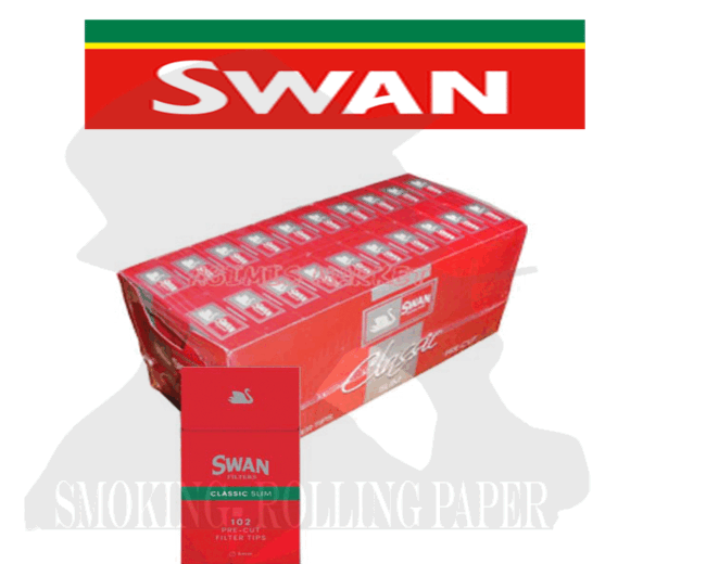 Filtri Swan Extra Slim 6mm Poppatips Red Confezione 20 Da120 Filtrini