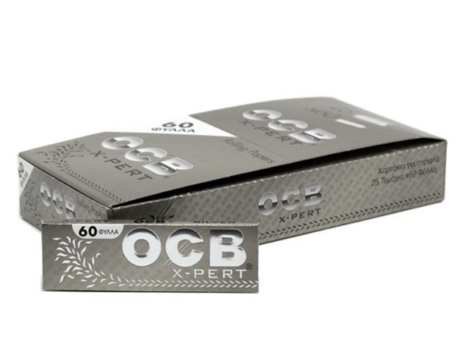 Cartine Ocb X-Pert Argento Corte Silver Fit
