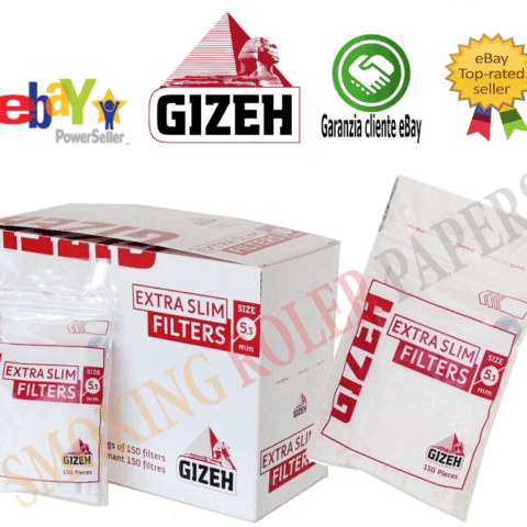 Filtri Gizeh Extra Slim 5,3mm Filtro Spugna