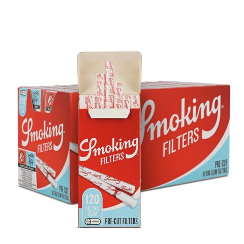 Filtri Smoking Ultra Slim 5.7mm in stick Confezione da 20 scatole da 120 filtri
