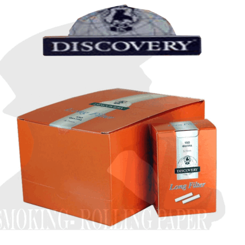 Filtri Discovery Extra Slim 5,7mm Lunghi 10 Confezioni Da 150 Filtrini
