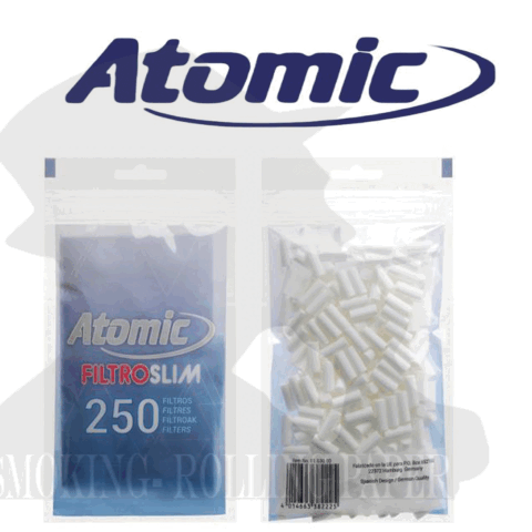 Filtri Atomic Slim 6mm 9 in Busta Da 250 Filtrini