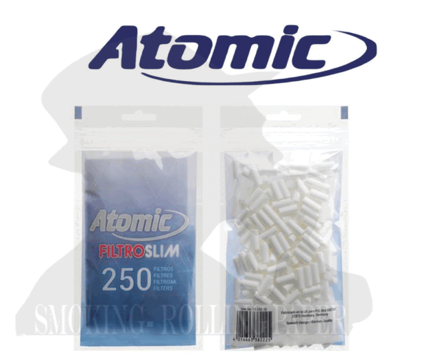 Filtri Atomic Slim 6mm 9 in Busta Da 250 Filtrini