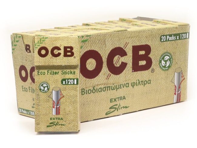 Filtri OCB ECO Ultra Extra Slim di 5,7 mm Filtre - 20 scatole da 120 filtrini