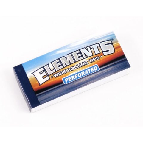 Filtri In Carta Elements Wide Rolling Tips Lunghe King Size Perforated 50 Blocchetti