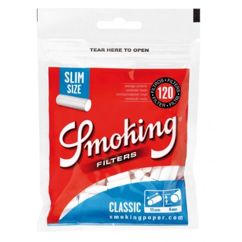 Filtri Smoking Classic Filter 6mm Slim Size 20 sacchetti