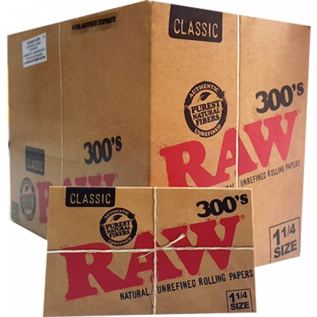Cartine Raw 300's Classic Papers - 1¼ 40pcs