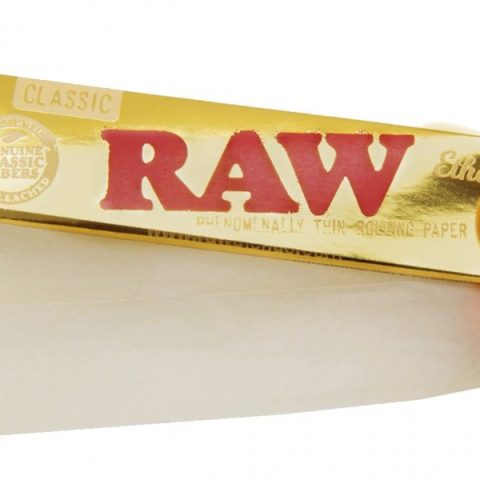 Cartine Raw Ethereal King Size Premium Gold Edition Lunghe Carta Canapa Ultra Sottili 50 Libretti