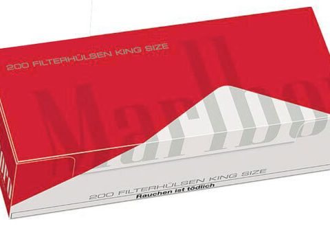 Marlboro Red Tubetti Filtro Tubes 4 x Box Da 200 Sigarette Vuote