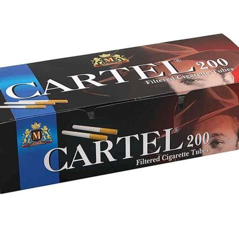 Cartel Tubetti Filtered Cigarette Filtro Tubes 5 x Box Da King Size 200 Vuote
