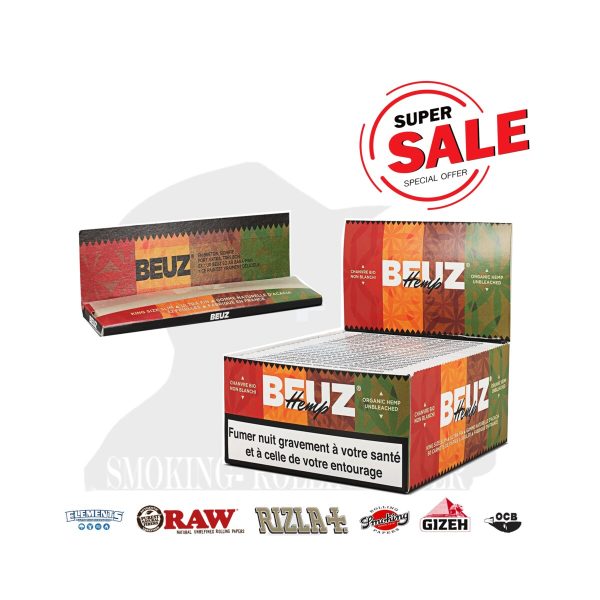 beuz-cartine-hemp-lunghe-king-size-slim-in-canapa-non-sbiancata-50-libretti-foto-principale-17796-1200x1200-1.jpg Cartine BEUZ Bianca King Size Slim – 50 Libretti