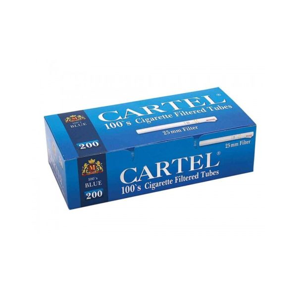 cartel-tubetti-100s-blue-25mm-filter-blu-filtro-tubes-da-200-sigarette-vuote-foto-dettaglio-23124-1200x1200-1.jpg Tubetti Cartel 100's Blue 25 mm Blu Filtro Regular – 200 Tubetti