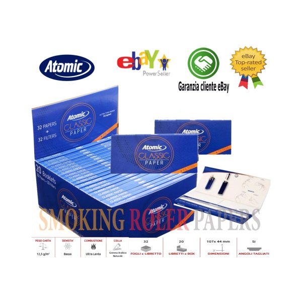 cartine-atomic-maxi-pack-classic-lunghe-king-size-slim-filtri-in-carta-20-libretti-foto-principale-9631-1200x1200-1.jpg Cartine Atomic Classic con filtri King Size Slim – 20 Libretti