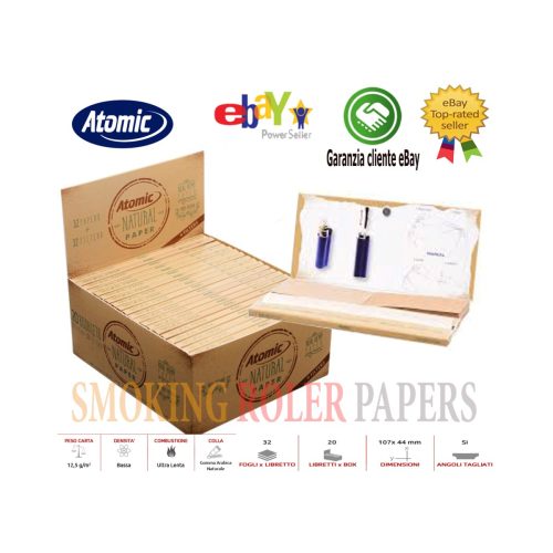 cartine-atomic-maxi-pack-natural-lunghe-king-size-slim-filtri-in-carta-20-libretti-foto-principale-9629-1200x1200-1.jpg Cartine Atomic Natura con filtri King Size Slim – 20 Libretti