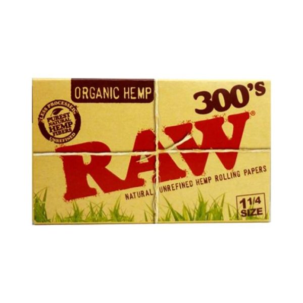 cartine-raw-300s-organic-hemp-1-1-4-scatola-da-40-libretti-foto-dettaglio-12484-1200x1200-1.jpg Cartine RAW 300's Organic Corte / Regular – 40 Libretti