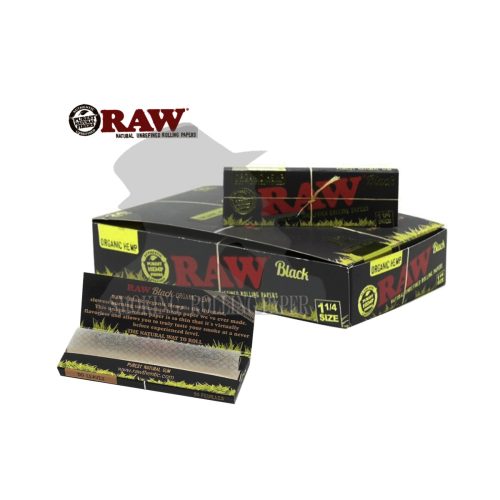 cartine-raw-medium-1-1-4-organic-hemp-black-corte-nero-scatola-da-24-libretti-foto-principale-11614-1200x1200-1.jpg Cartine RAW Medium 1¼ Organic Black Corte / Regular – 24 Libretti