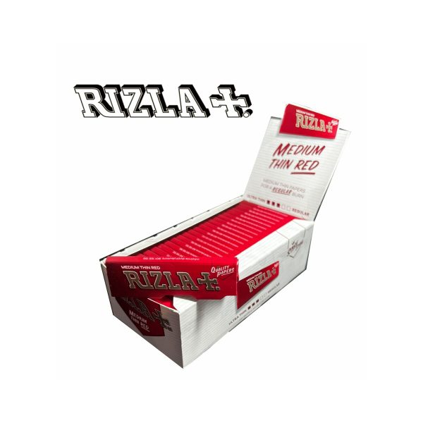 Cartine Rizla Rossa Corte / Regular – 50 Libretti