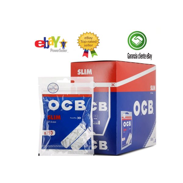 Filtri OCB Blue Slim 6 mm – 20 Bustine da 120 Filtrini